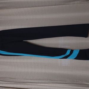 Girls leggings blue ans black size S